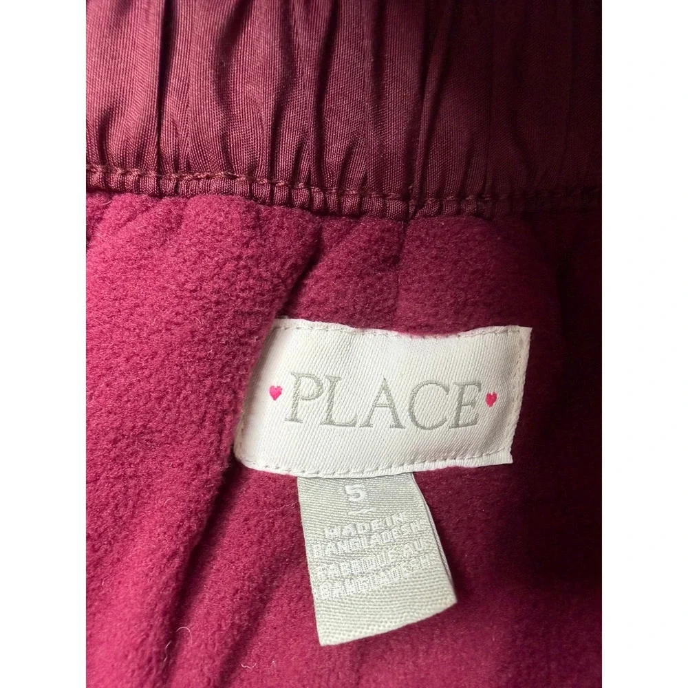 The Children's Place Girls Size 5 Fleece Lined Snow Pants Winter